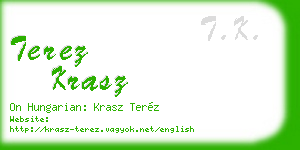 terez krasz business card